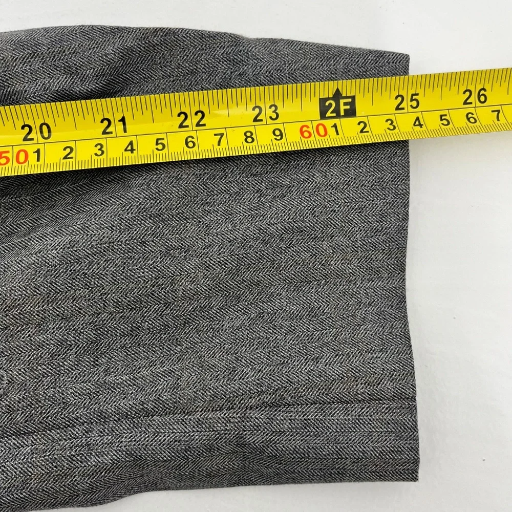 Lauren Ralph Lauren Mens 44 Sport Coat Single Breasted Gray 2-Button Notch Lapel